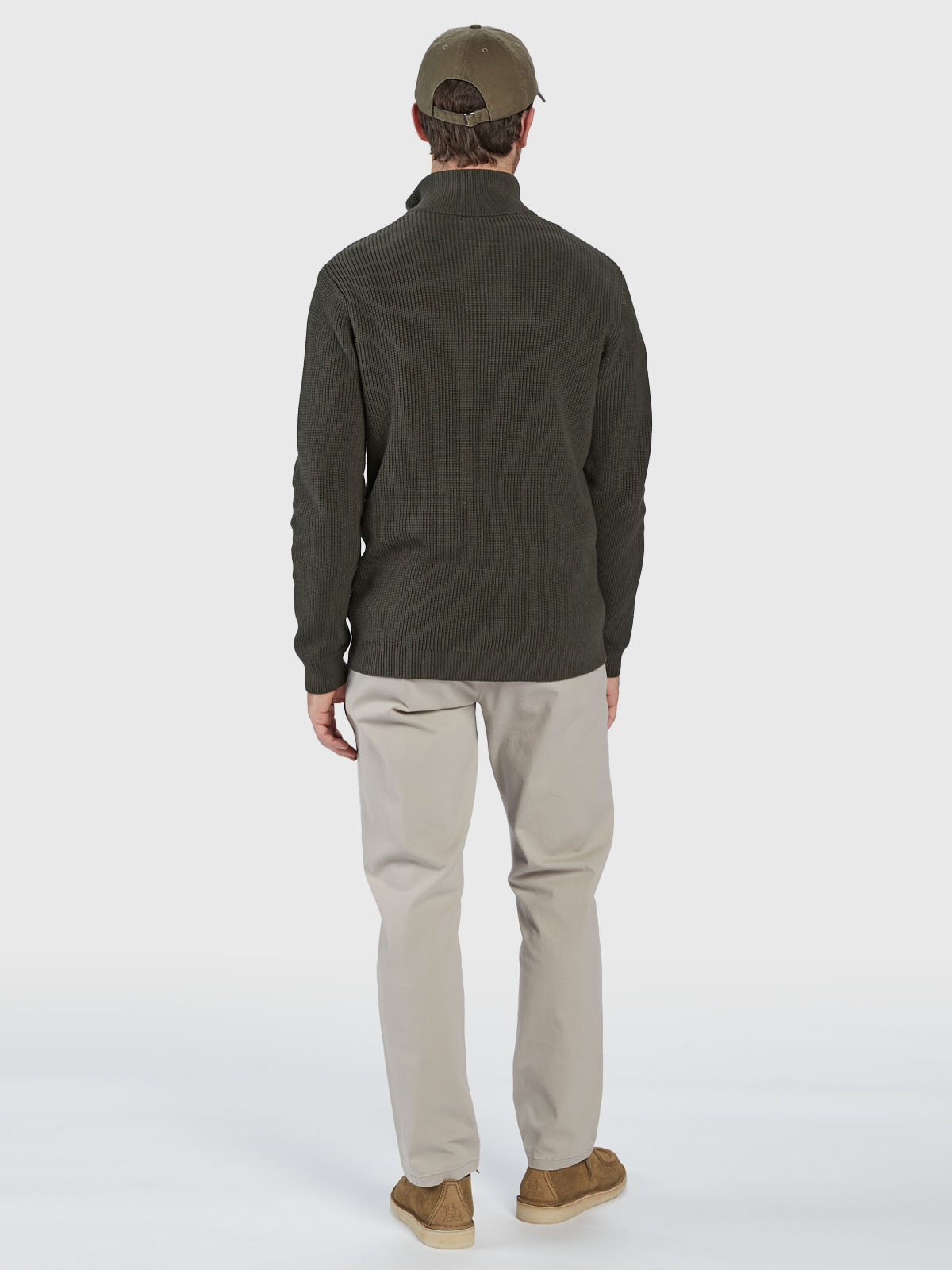 Gabba Cape Roll Neck Knit - Rosin