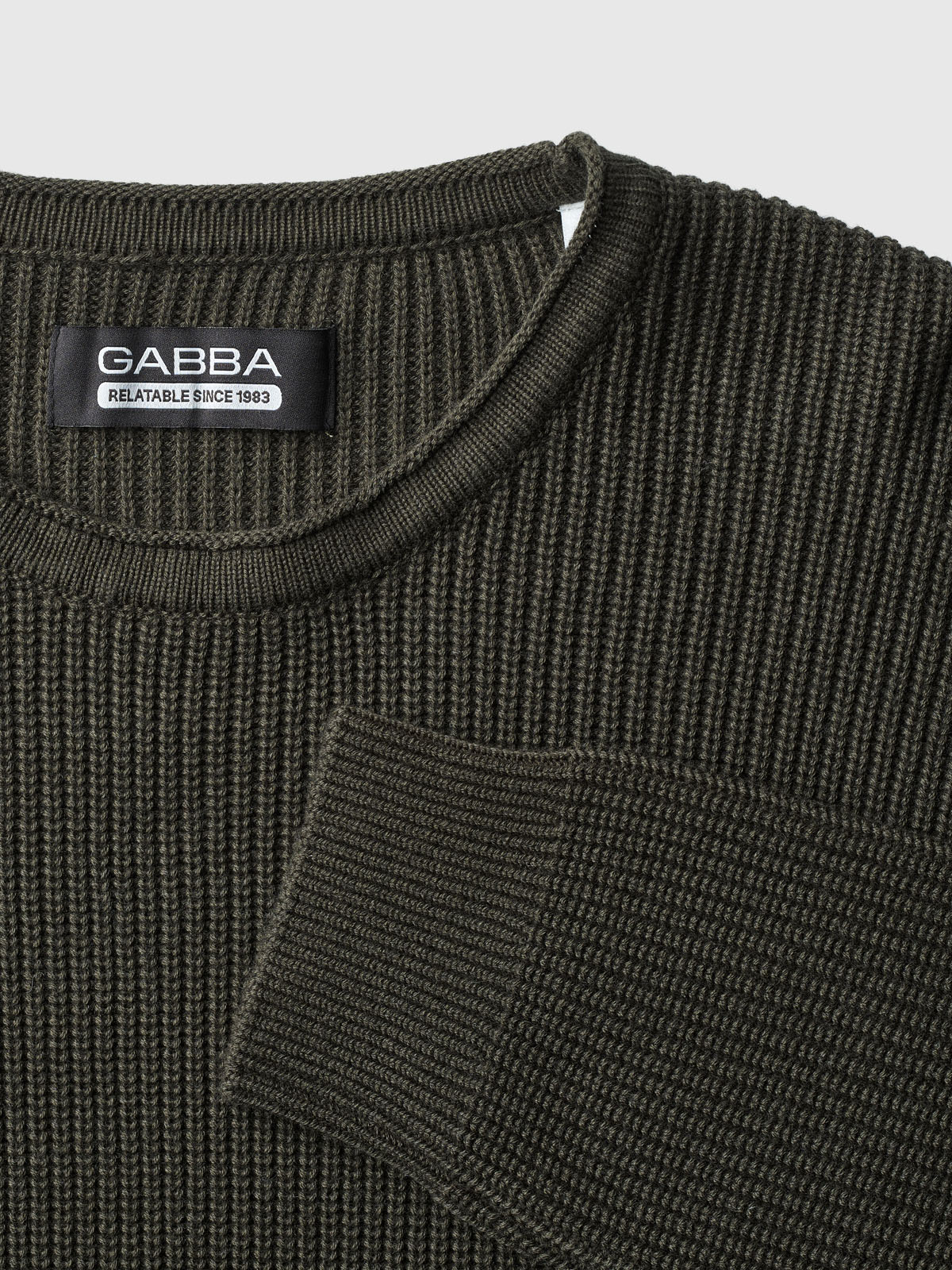 Gabba Cape Rib Knit - Rosin