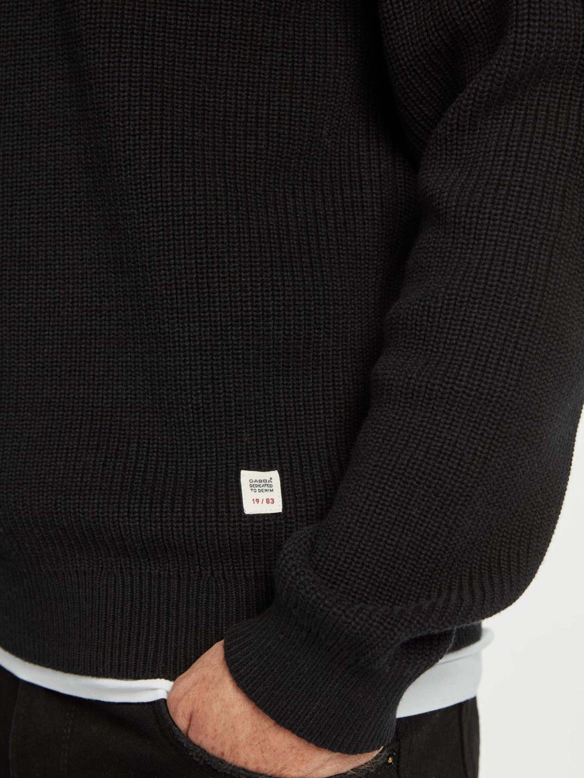 Gabba Cape Rib Knit - Black