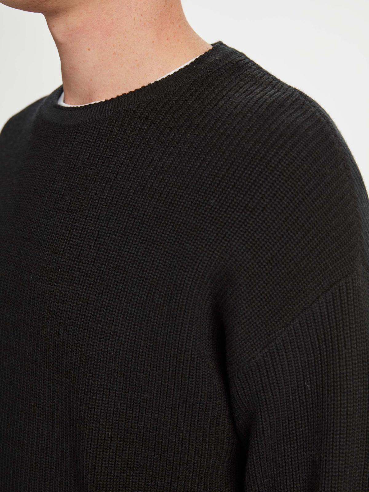 Gabba Cape Rib Knit - Black
