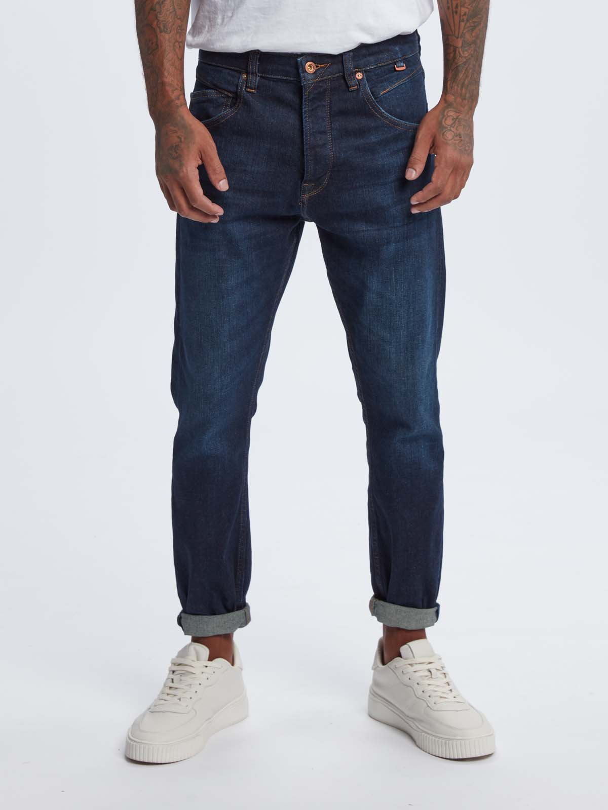 Gabba Alex K4441 Jeans - Mid Blue Denim