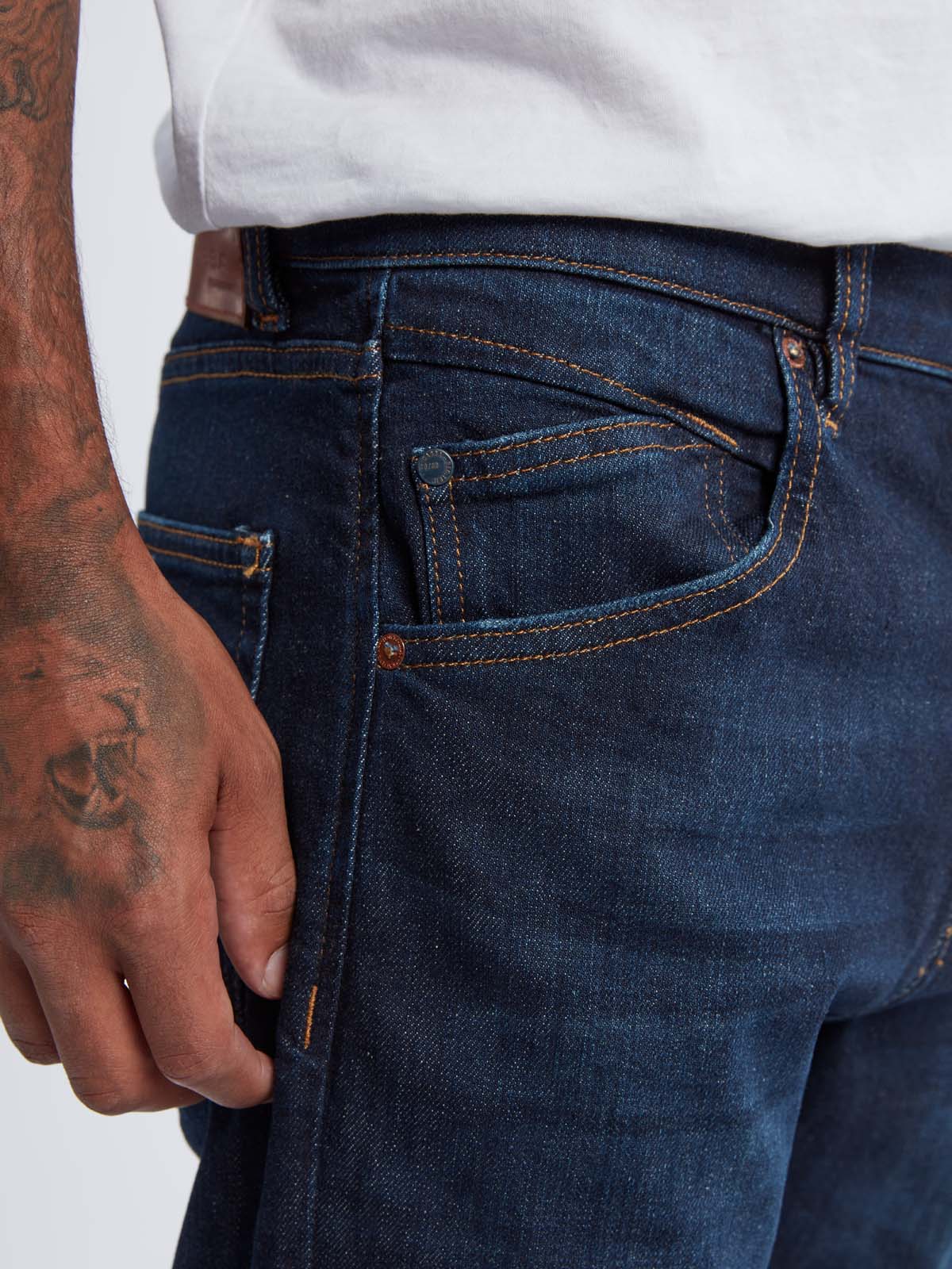 Gabba Alex K4441 Jeans - Mid Blue Denim