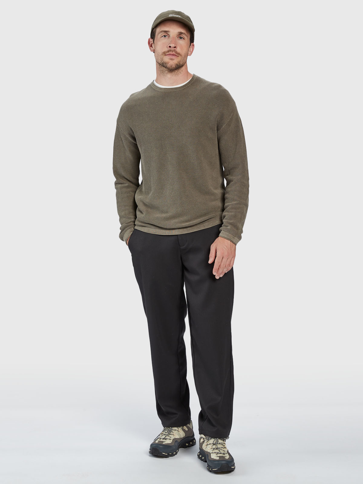 Gabba Lichen LS Knit - Crocodile