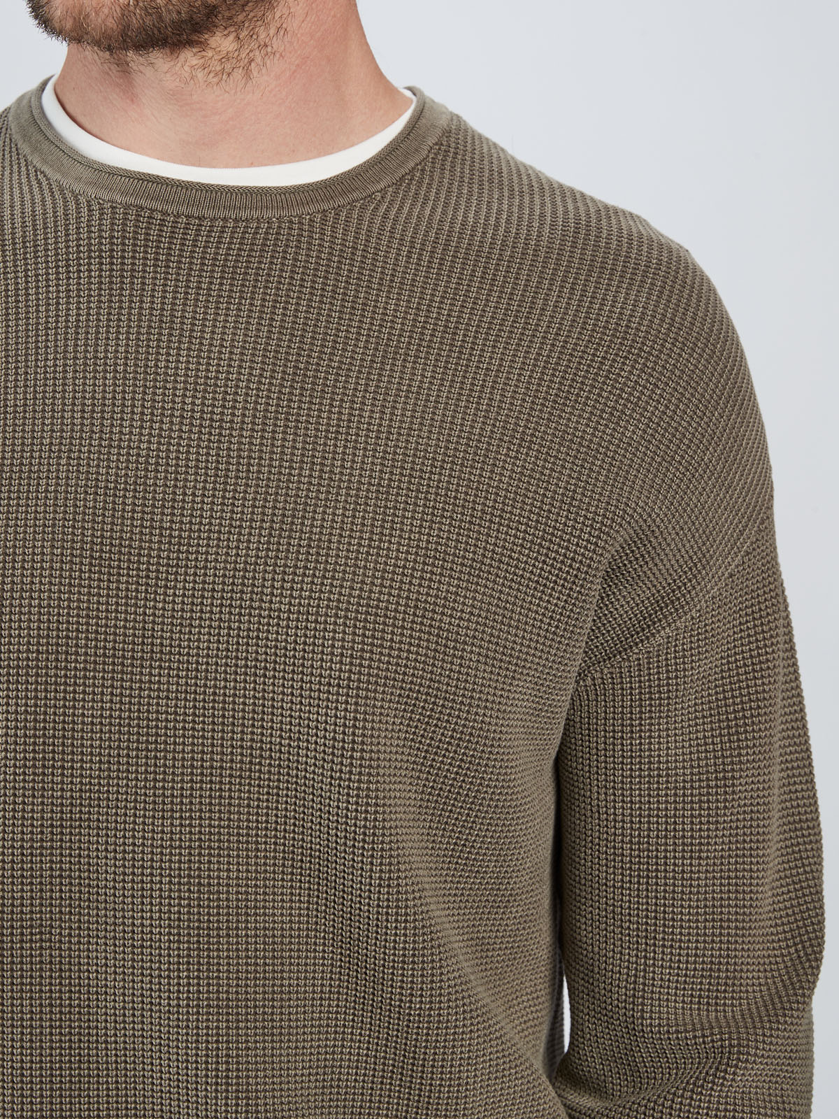 Gabba Lichen LS Knit - Crocodile