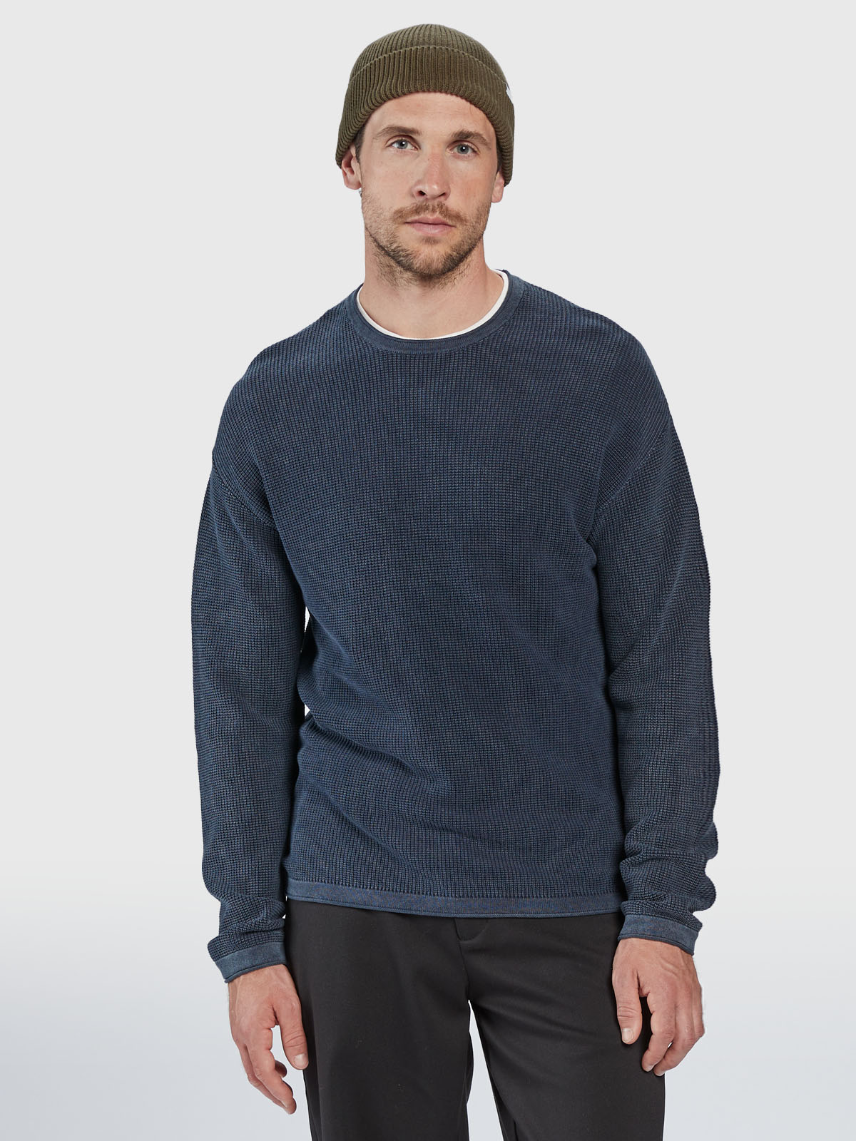 Gabba Lichen LS Knit - Night Sky