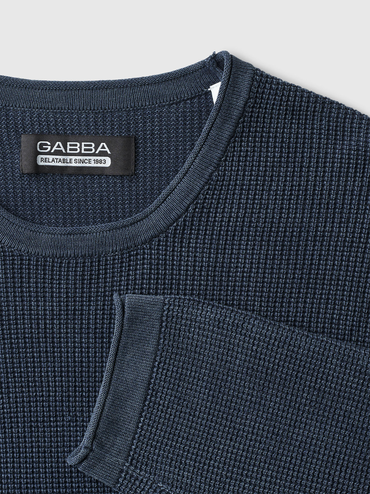 Gabba Lichen LS Knit - Night Sky