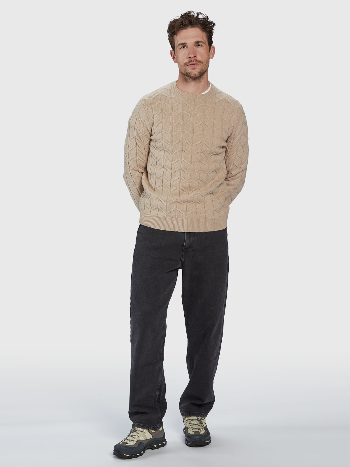 Gabba Bertram O-Neck - Light Sand