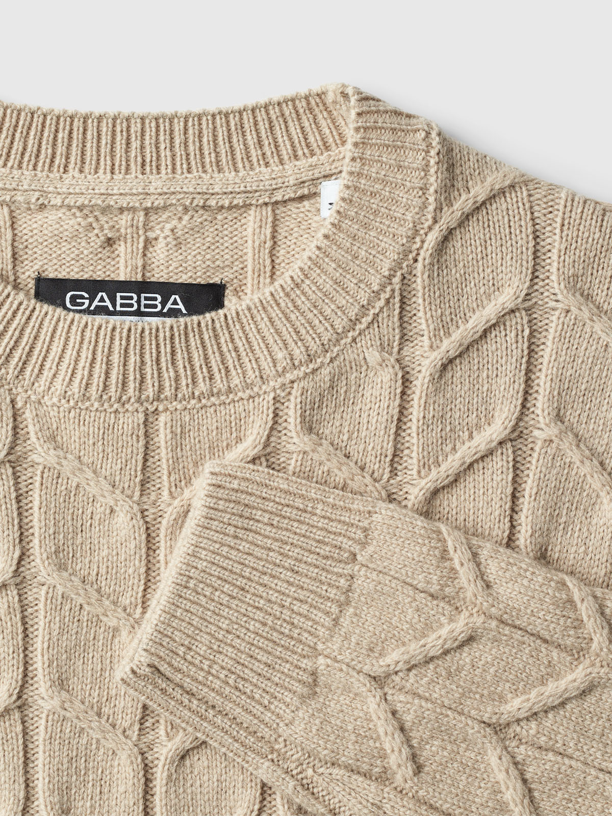 Gabba Bertram O-Neck - Light Sand