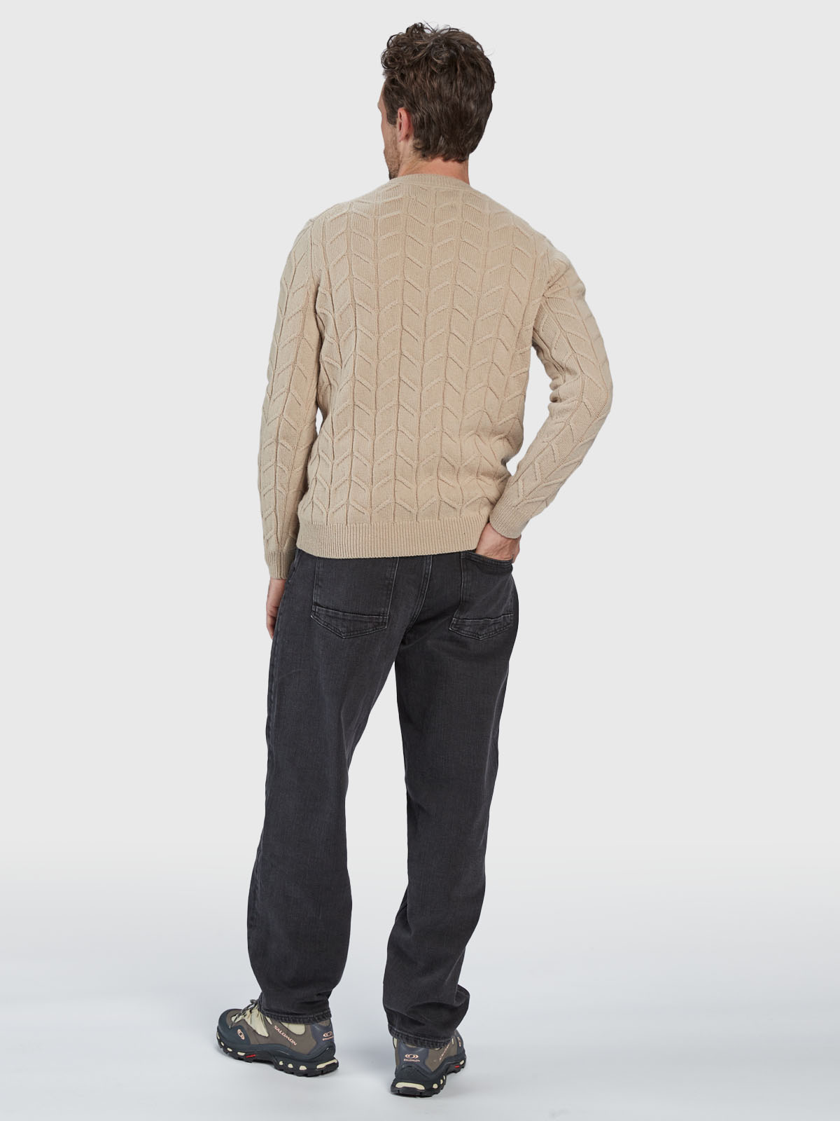 Gabba Bertram O-Neck - Light Sand