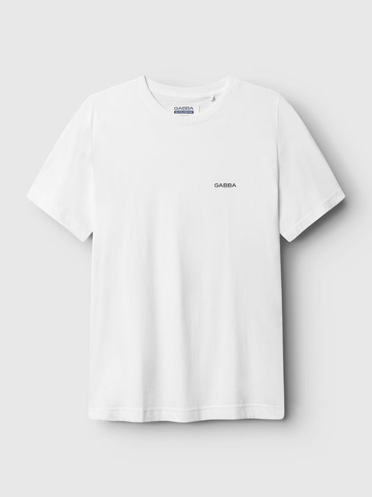 Gabba Dune Logo SS GOTS - White