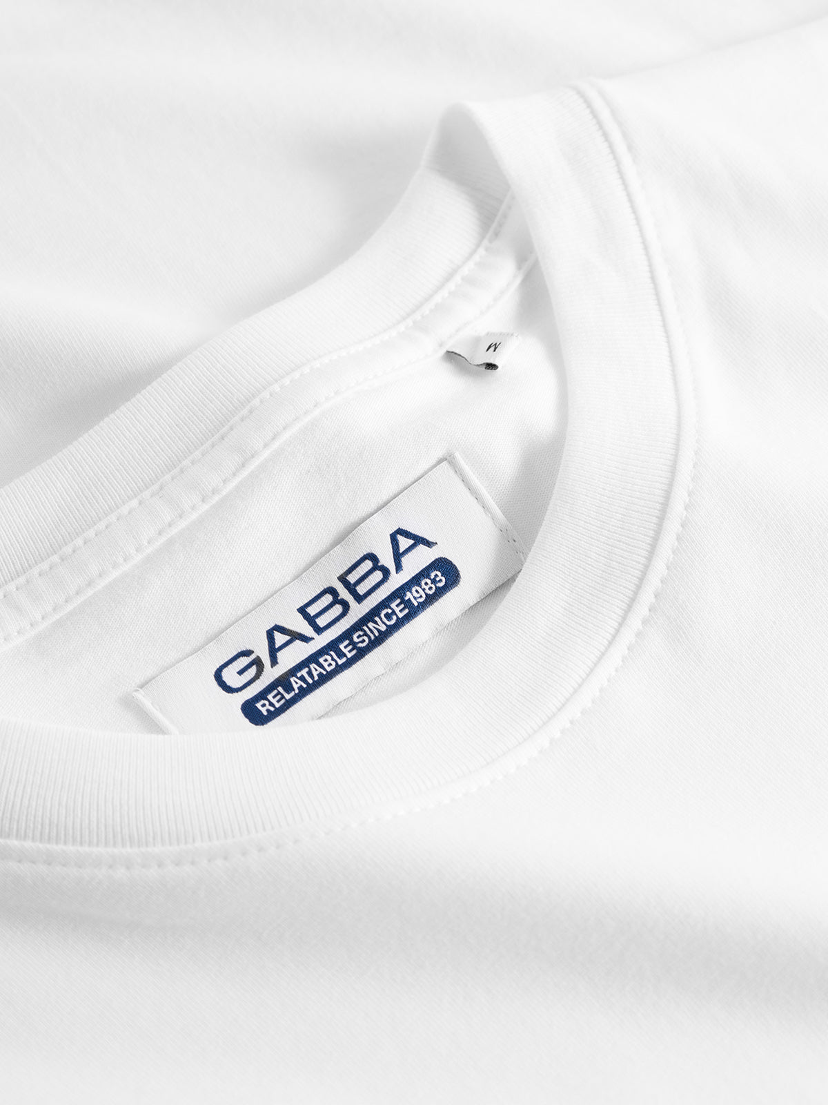 Gabba Dune Logo SS GOTS - White