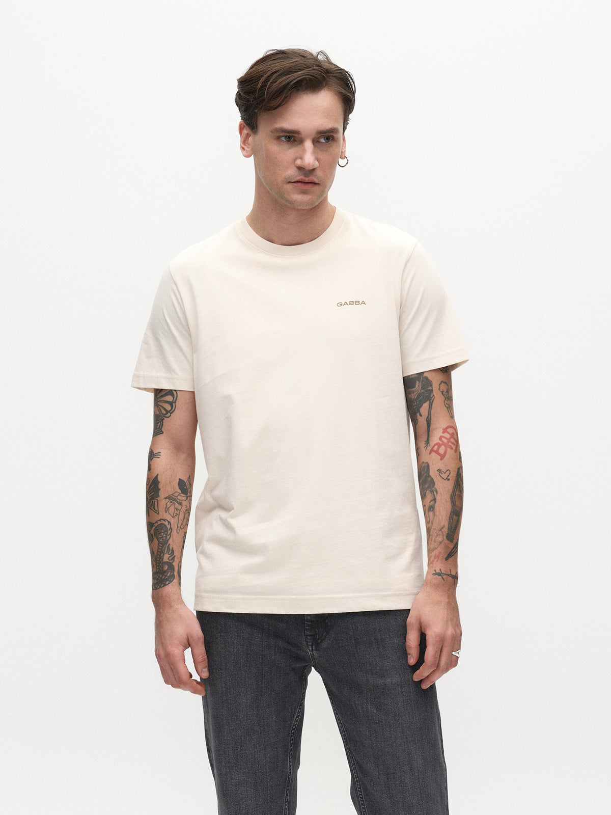 Gabba Dune Logo SS GOTS - Birch