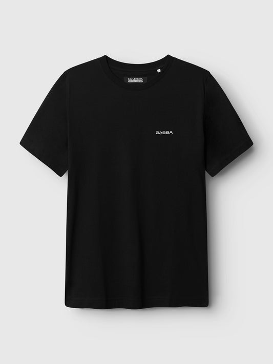 Gabba Dune Logo SS GOTS - Black