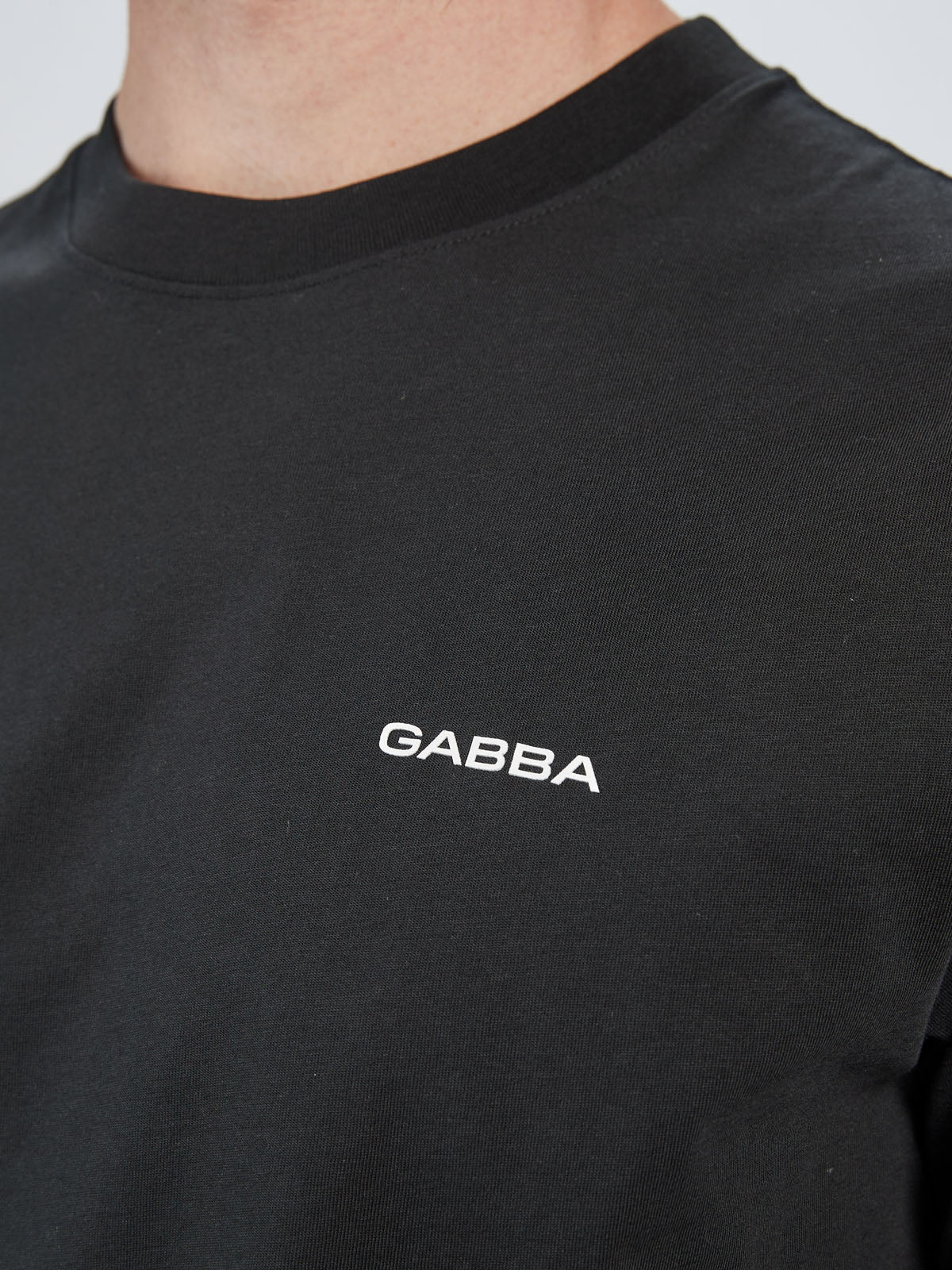 Gabba Dune Logo SS GOTS - Black