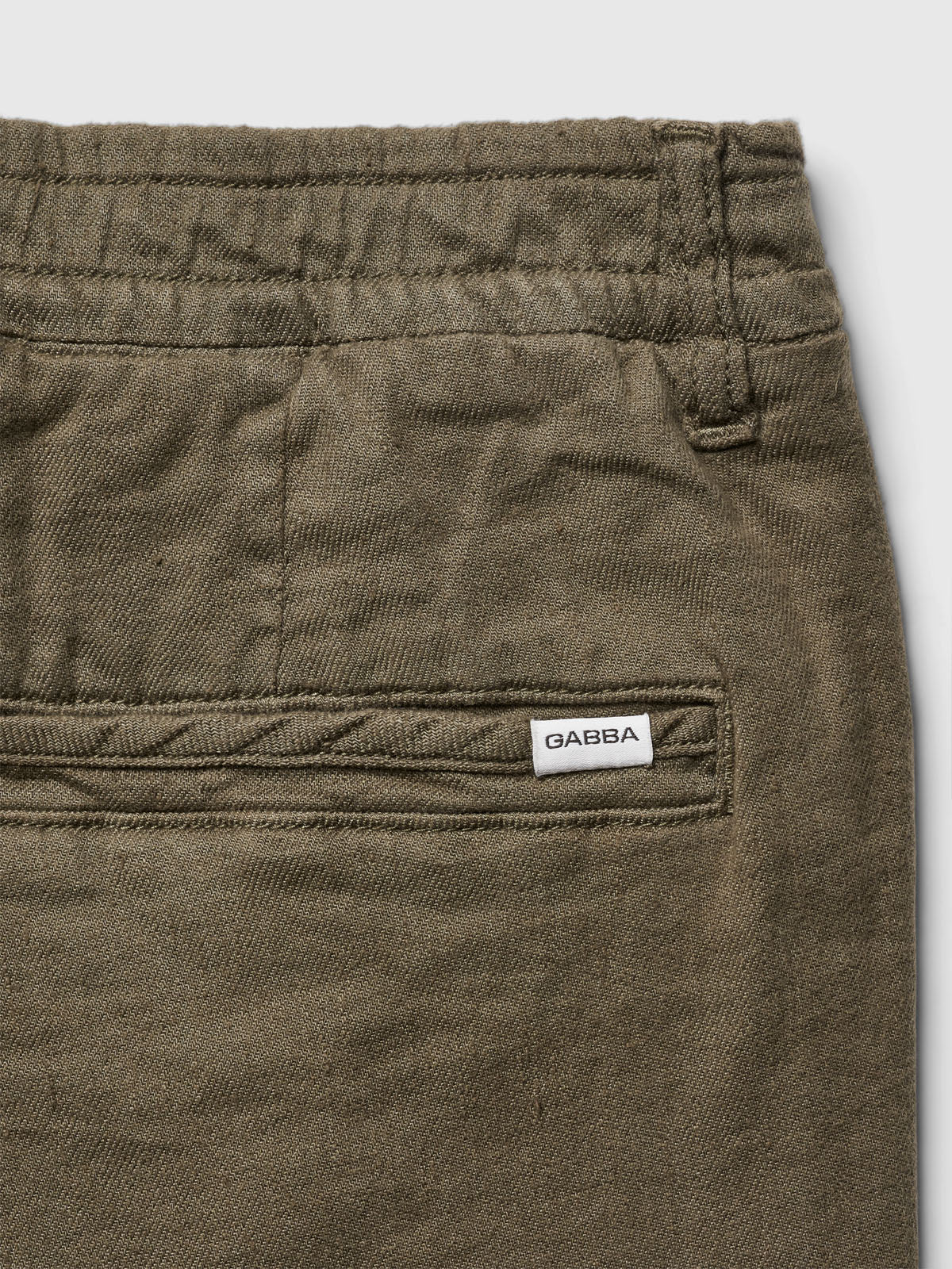 Gabba Monza Twill Linen - Dusty Olive