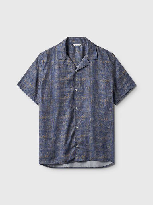 Gabba Christ Tencel ™ Fusion Resort SS - Blue Pattern