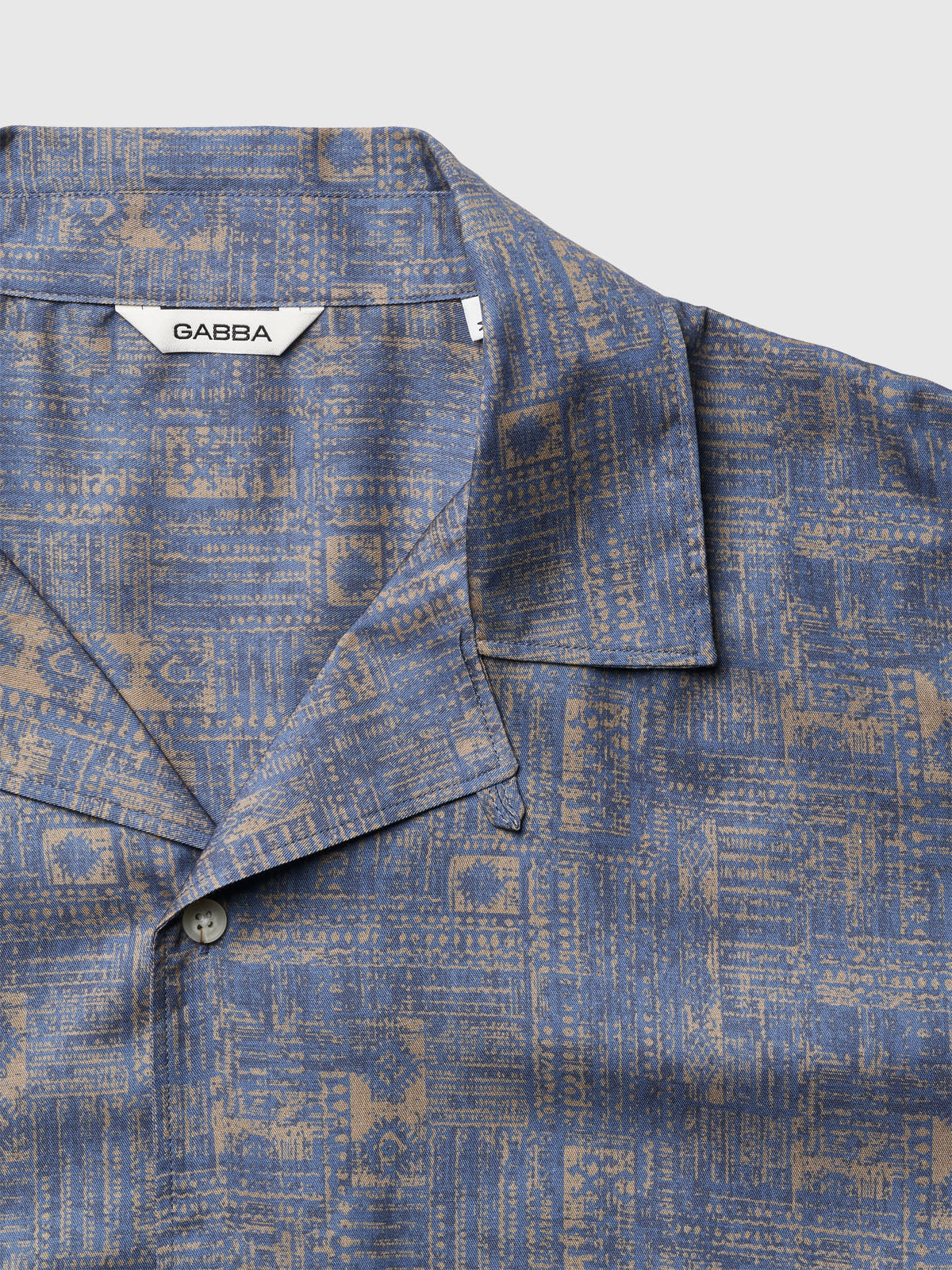 Gabba Christ Tencel ™ Fusion Resort SS - Blue Pattern