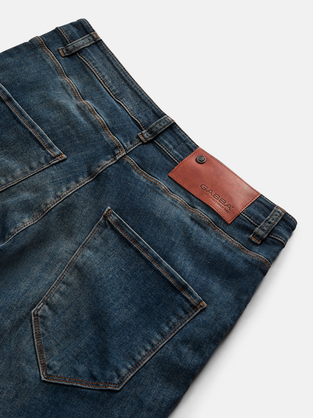 Gabba Rey K3606 Mid Blue Jeans - Mid Blue Denim