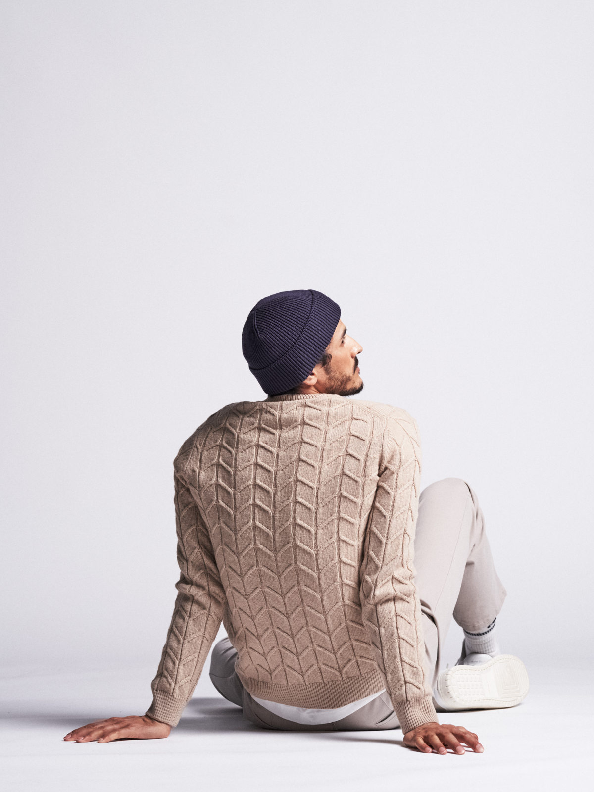 Gabba Bertram O-Neck - Light Sand