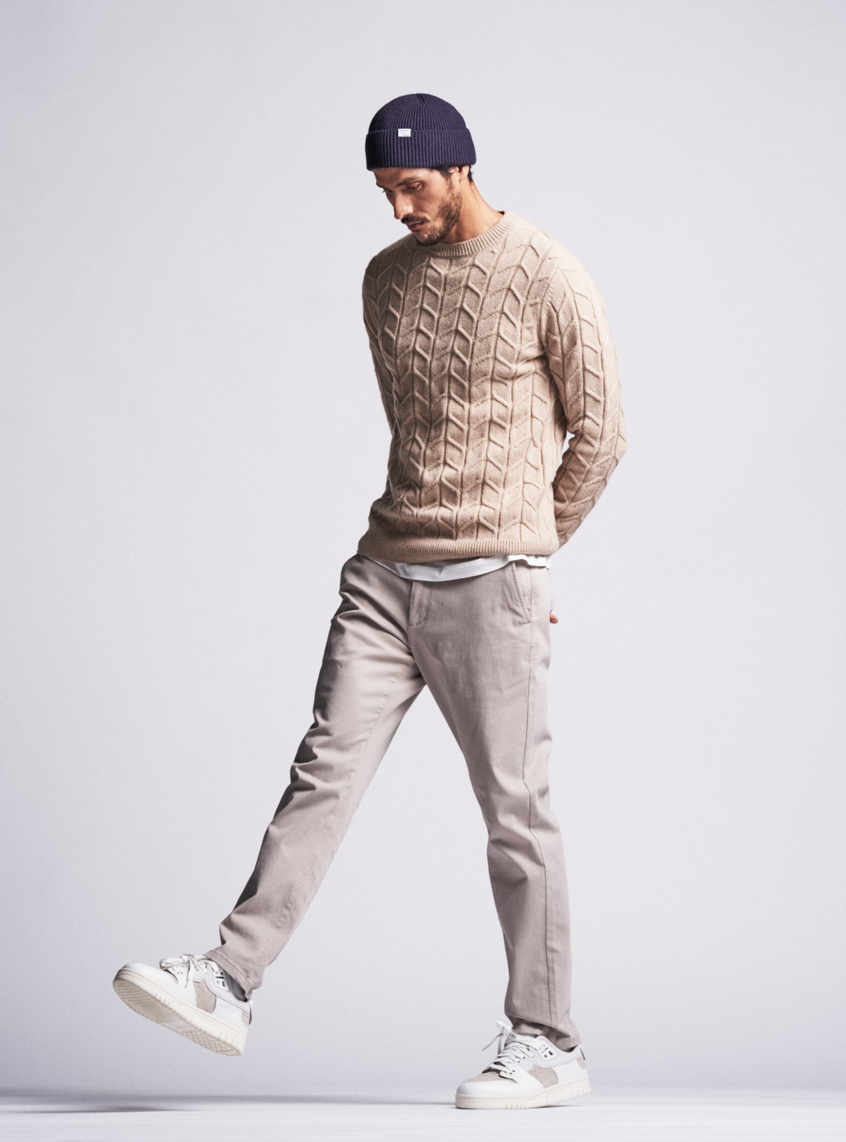 Gabba Bertram O-Neck - Light Sand