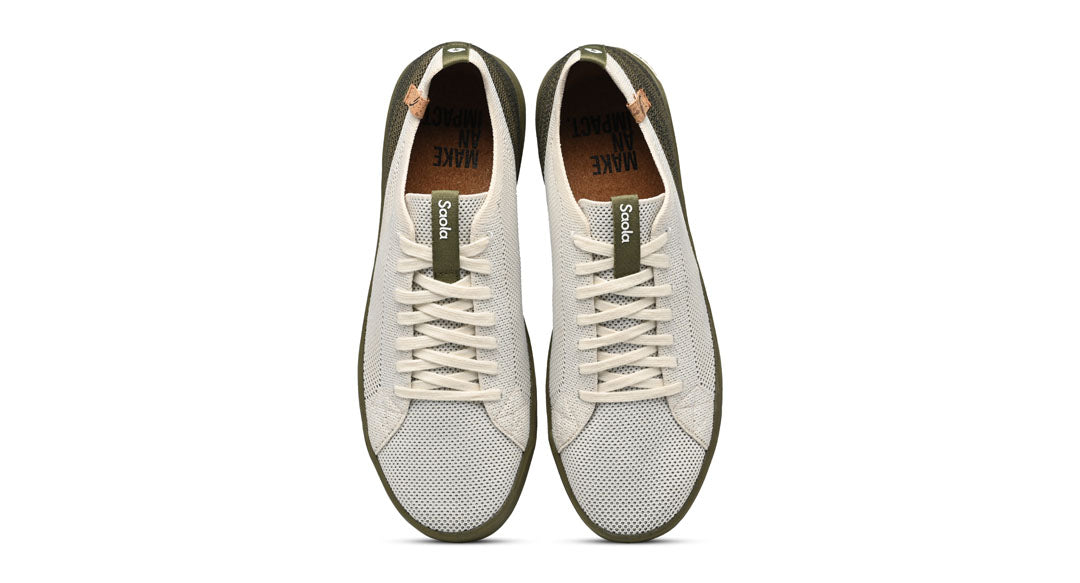 Saola Cannon Knit M 2.0 White / Burnt Olive